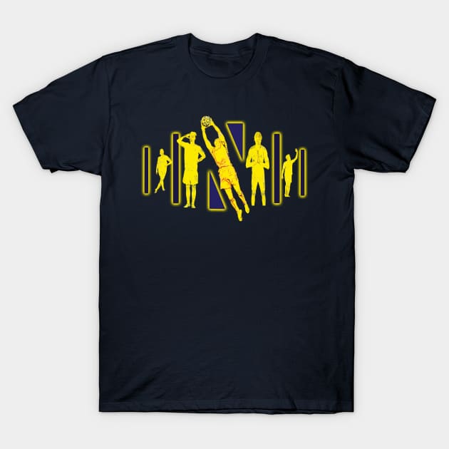 Nashville Soccer Player Logo T-Shirt by AR100AR